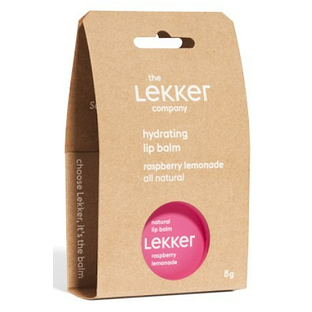 The Lekker Company Lekker Natural Raspberry Lemonade Lipbalsem 1ST