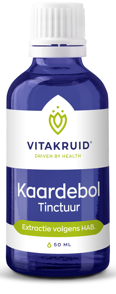 Vitakruid Kaardebol wortel tinctuur extractie volgens HAB 50