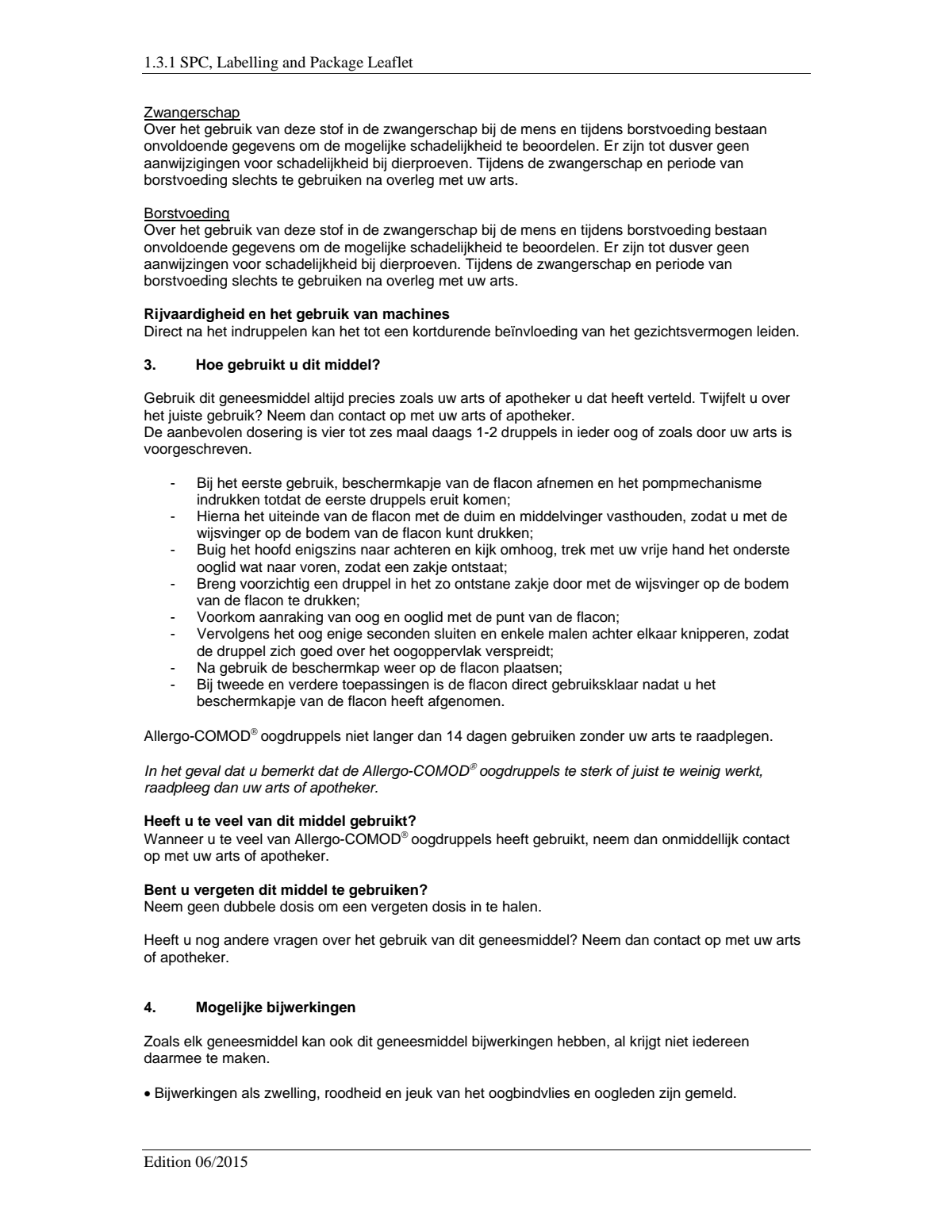 Comod Oogdruppels 20mg afbeelding van document #2, leaflet