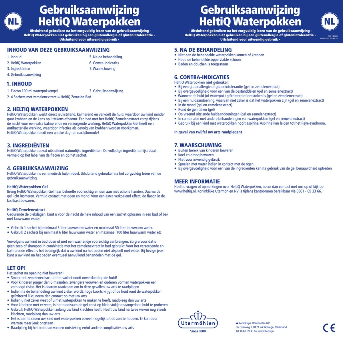 Verkoelende Gel bij Waterpokken afbeelding van document #1, instructions