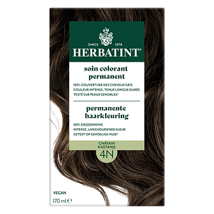 Herbatint Permanente Haarkleuring 4N Kastanje 170ML
