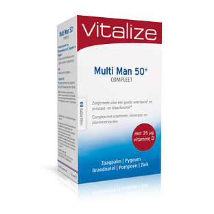 Vitalize Multi Man 50+ Compleet Tabletten 60TB