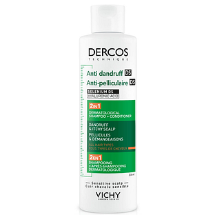 Vichy Dercos Anti Dandruff 2in1 Dermatological Conditioning Shampoo 200ML