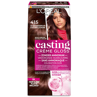 L'Oréal Paris Casting Crème Gloss 415 Midden As Kastanjebruin 1ST