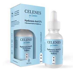 Celenes by Sweden Hyaluronic Acid 2% + Ferment Active Gojiberry Serum 30ML