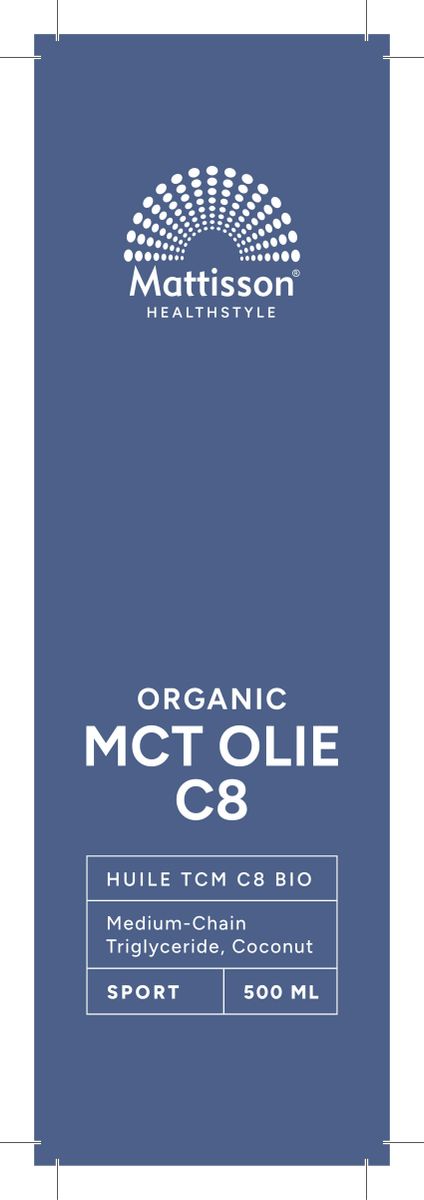 Biologische MCT Olie C8 afbeelding van document #1, label