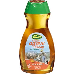 De Traay Agavesiroop Licht & Mild Biologisch 350GR