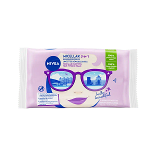 Nivea Micellair 3-in-1 Reinigingsdoekjes 25ST
