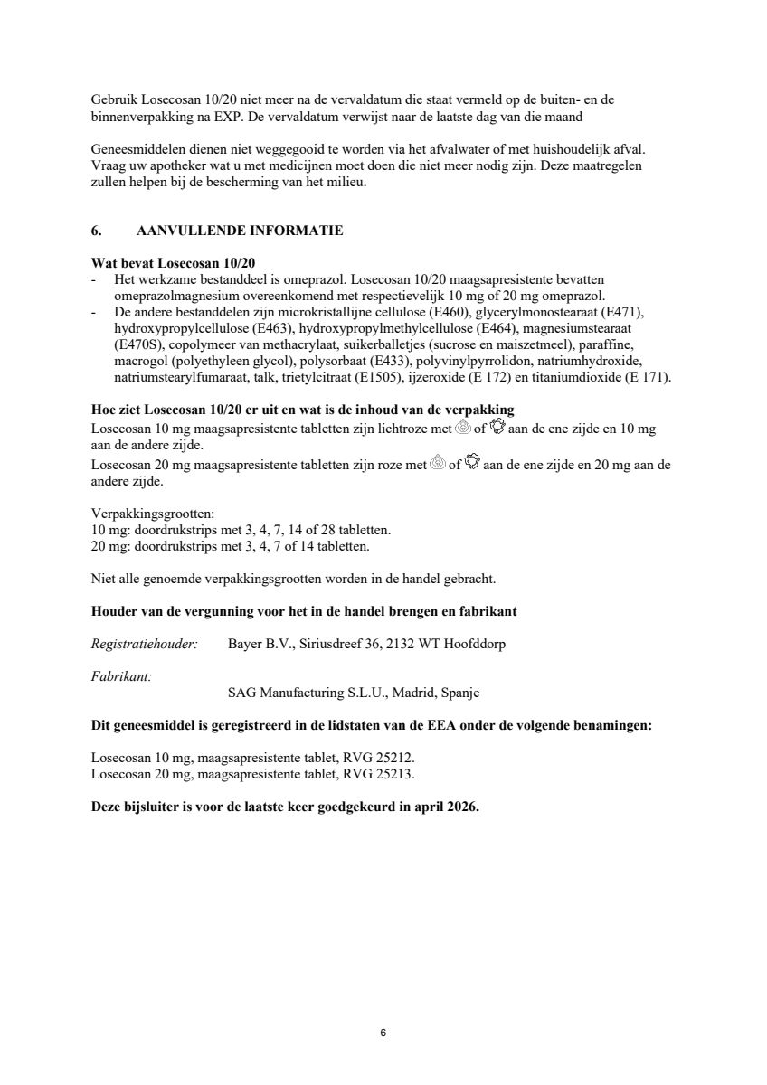 20mg Tabletten afbeelding van document #6, leaflet