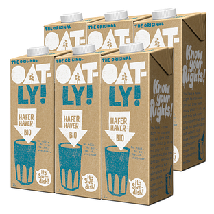 Oatly Havermelk Bio Voordeelverpakking 6x1LT Oatly Havermelk Bio Voordeelverpakking 6x1LT