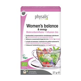Physalis Women's Balance & Energy Biokruideninfusie Biobuiltjes 20ST