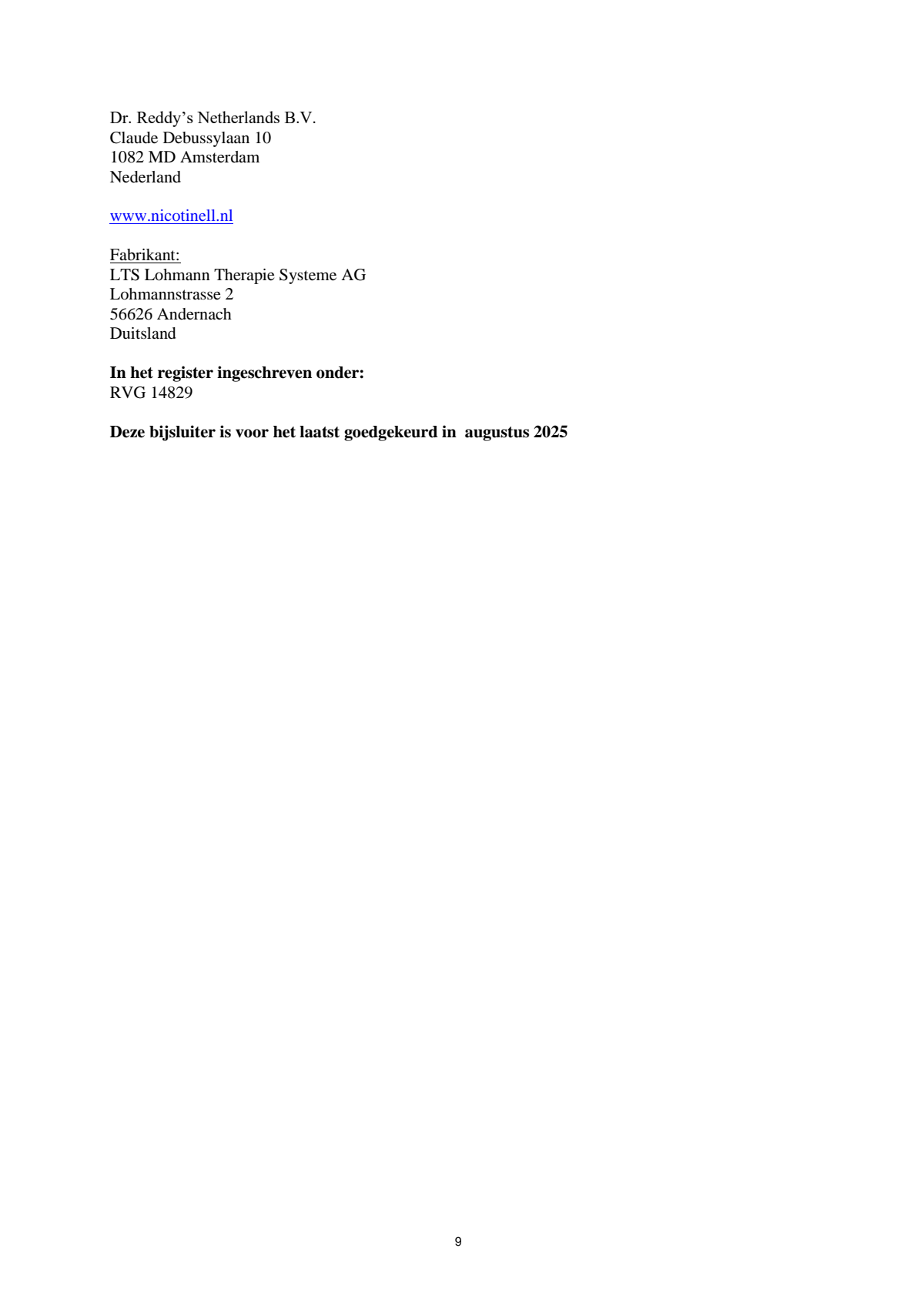 Pleisters 7 mg - voor stoppen met roken afbeelding van document #9, leaflet