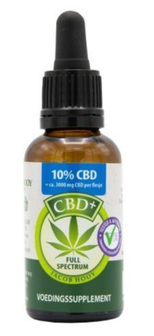 Jacob Hooy CBD+ Olie 10%