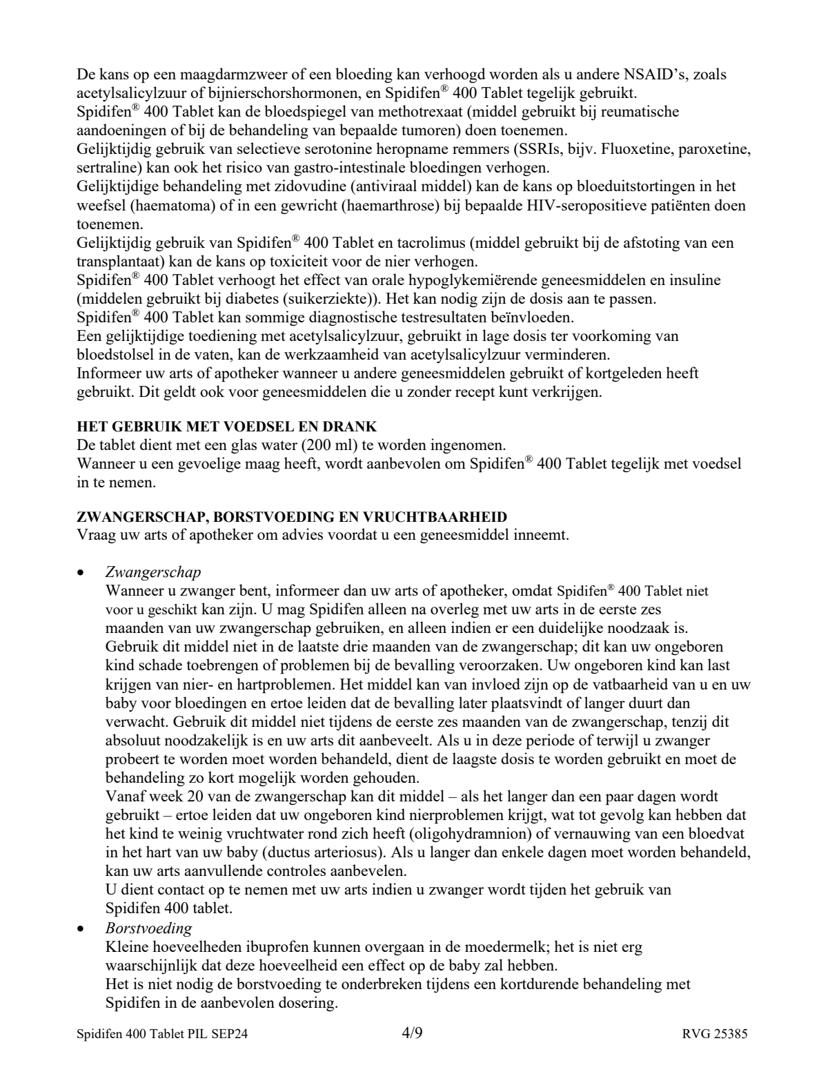 400 Tablet afbeelding van document #4, leaflet