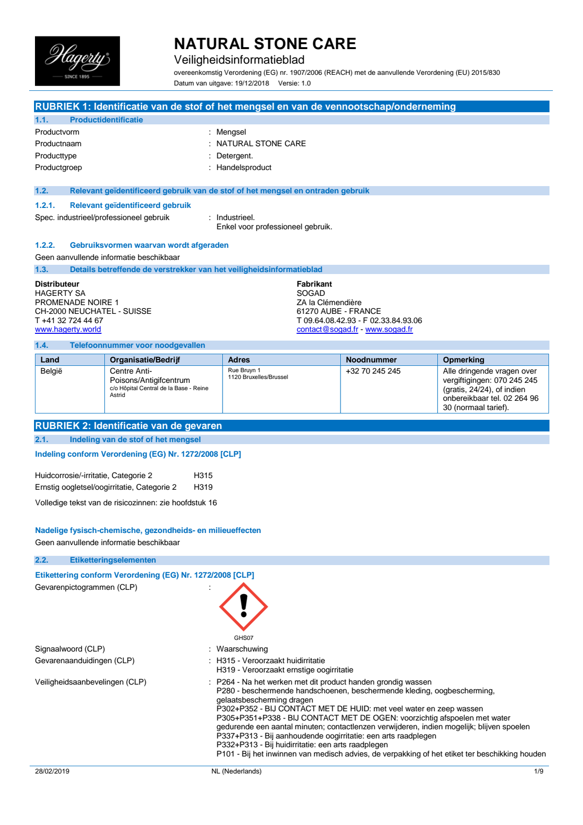 Natural Stone Care Natuursteen Reiniger afbeelding van document #1, info_folder