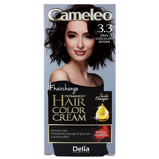 Cameleo Hair Color Cream 3.3 Dark Chocolat Brown 1ST Cameleo Hair Color Cream 3.3 Dark Chocolat Brown 1ST
