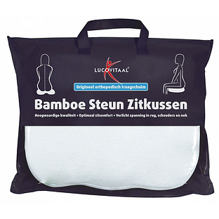 Lucovitaal Bamboe Steun Zitkussen 1ST