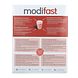 Modifast Intensive Weight Loss Milkshake Strawberry 440GR achterkant verpakking
