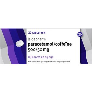 Leidapharm Paracetamol Coffeine Tabletten 20TB