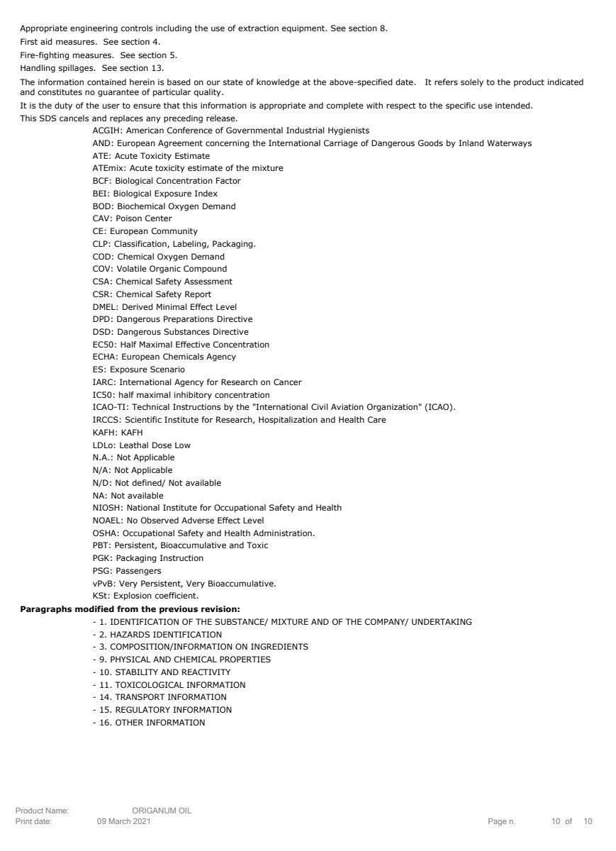 Essentiële Olie Oregano afbeelding van document #10, label