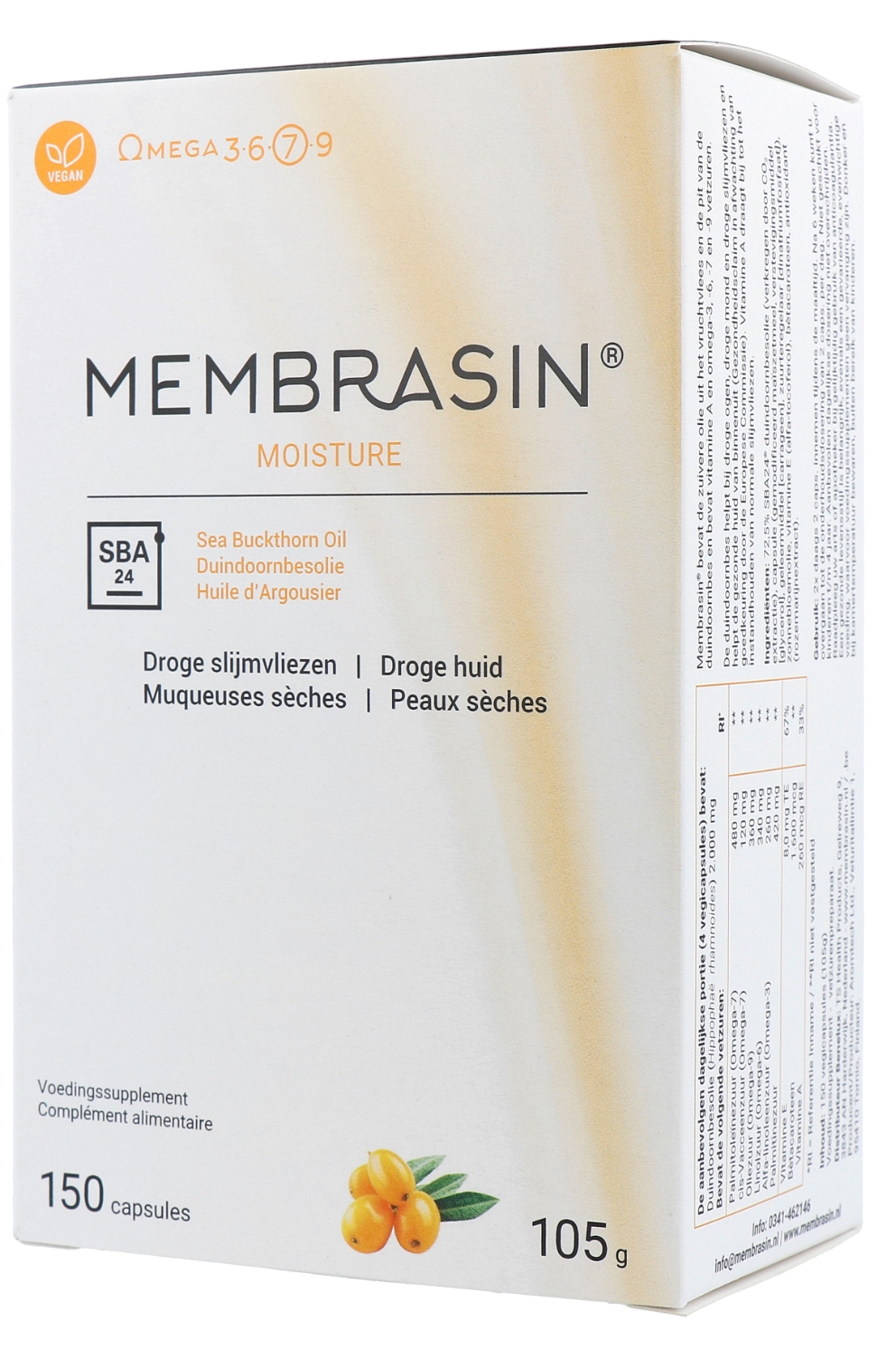 Membrasin Duindoornbesolie Capsules afbeelding 1