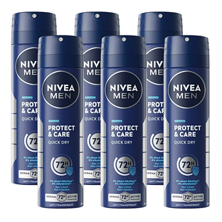 Nivea Men Protect & Care Deodorant Spray Voordeelverpakking 6x150ML