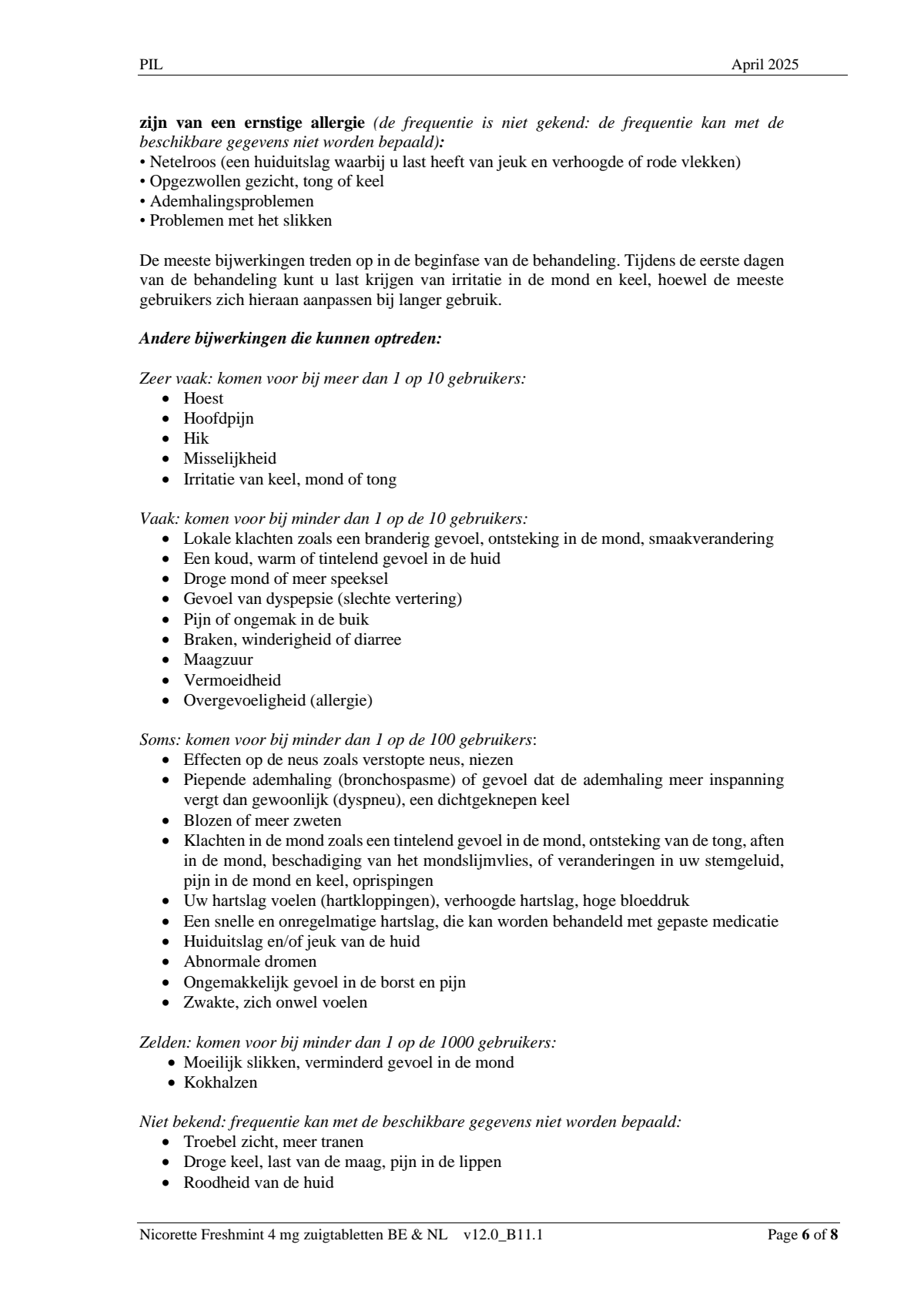 Freshmint Zuigtabletten 4mg afbeelding van document #6, leaflet