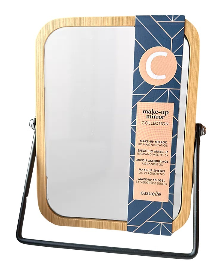 Treffina Bamboe Make-up spiegel 3x Vergroot afbeelding