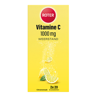 Roter Vitamine C 1000mg Bruistabletten Citroen Duopack 40ST