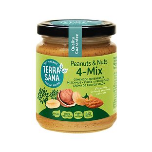 TerraSana 4-Mix Gemengde Notenpasta 250GR