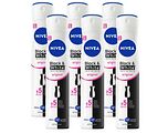 Nivea Black &amp; White Original Anti-transpirant Voordeelverpakking 6x200ML
