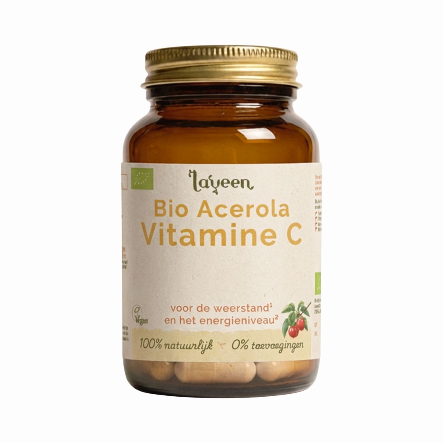 Laveen Bio Vitamine C Vegacaps - Biologische Acerola