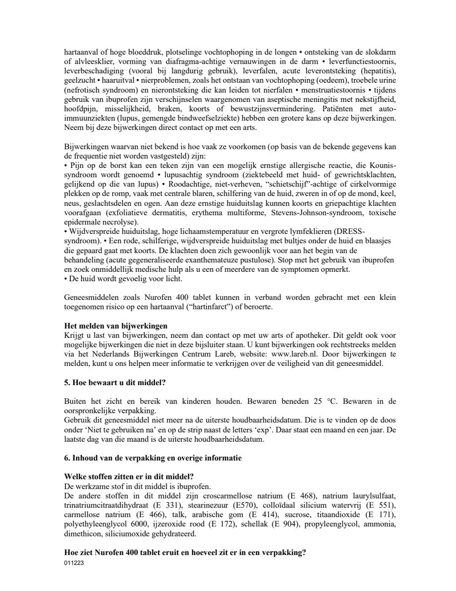 400mg Tabletten afbeelding van document #6, leaflet