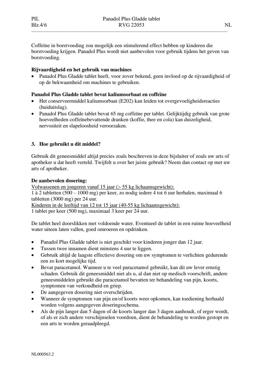 Plus Tabletten Glad afbeelding van document #4, leaflet