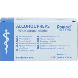 Romed Alcohol Doekjes 65x30mm 100ST