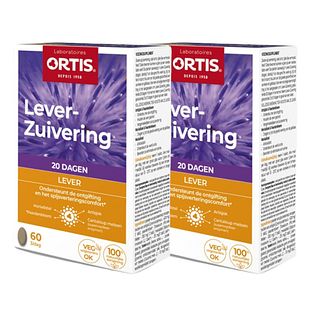 Ortis MethodDraine Lever Zuivering Tabletten 2x60st 2x60TB