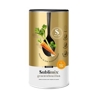 Sublimix Groentenbouillon Poeder Zoutarm 260GR