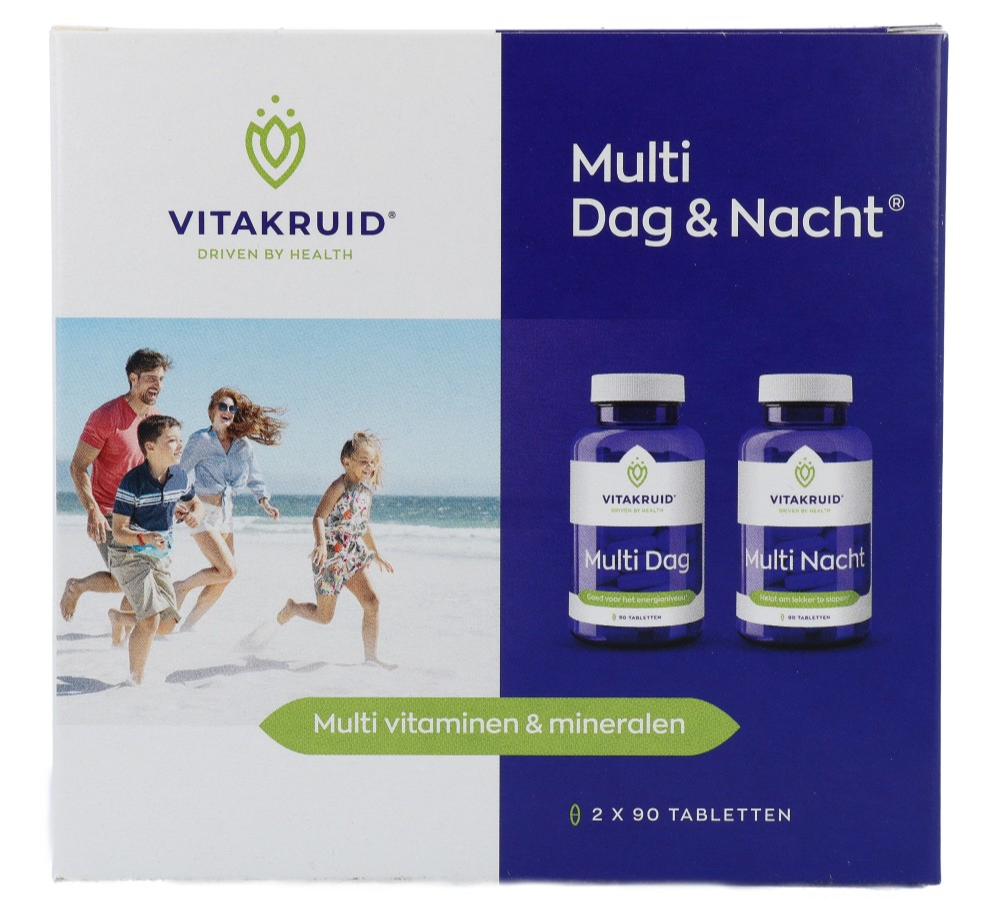 Vitakruid Multi Dag & Nacht HD 100% Vegan 2 x 90