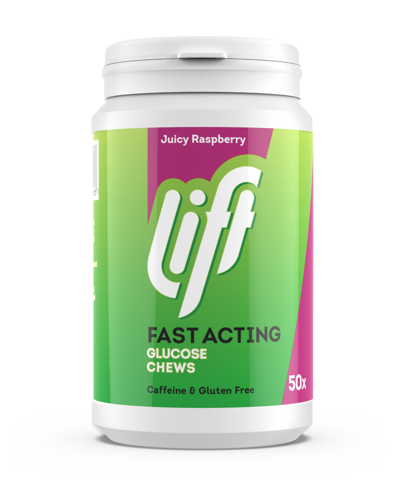 Lift Fast Acting Glucose Kauwtabletten - Framboos afbeelding 1