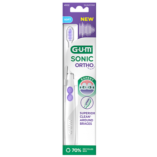 GUM Sonic Ortho Batterij Tandenborstel 1ST