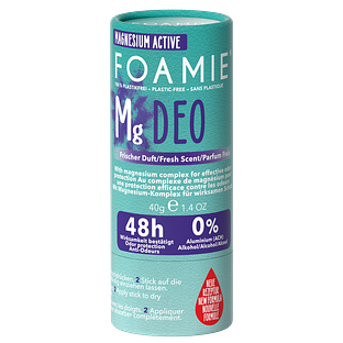 Foamie Magnesium Active Plastic Free Deo Fresh Scent 48H 40GR