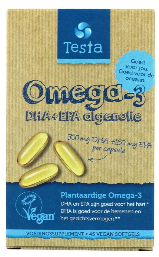Testa Omega-3 Algenolie DHA & EPA Capsules afbeelding 1