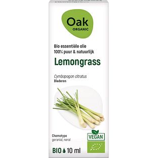 Oak Organic Lemongrass Olie 10ML Oak Organic Lemongrass Olie 10ML