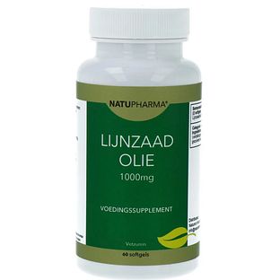 Natupharma Lijnzaadolie 1000mg Softgels 60SG Natupharma Lijnzaadolie 1000mg Softgels 60SG