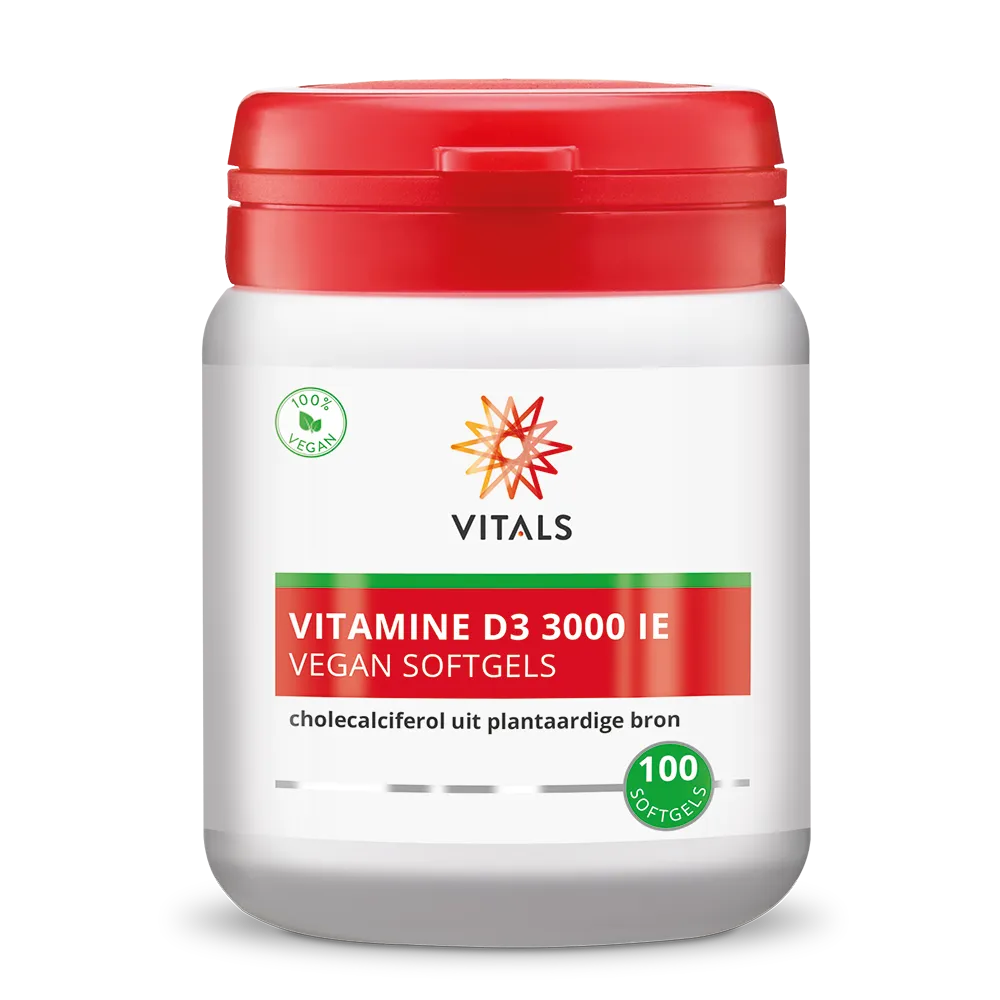 Vitals Vitamine D3 3000IE Softgels