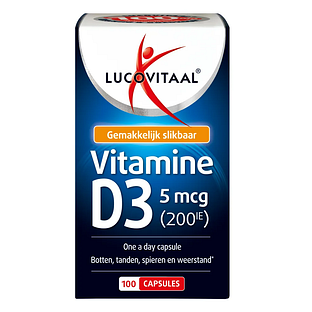 Lucovitaal Vitamine D3 5mcg Capsules 100CP