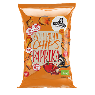 John Altman Sweet Potato Chips Paprika Bio 90GR