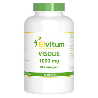 Elvitum Visolie 1000mg Capsules 180CP