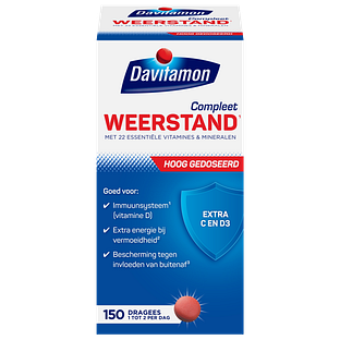 Davitamon Compleet Weerstand Hoog Gedoseerd Dragees 150ST