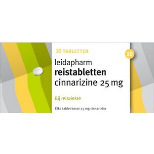 Leidapharm Reistabletten Cinnarizine 25 mg Tabletten 10ST Leidapharm Reistabletten Cinnarizine 25 mg Tabletten 10ST